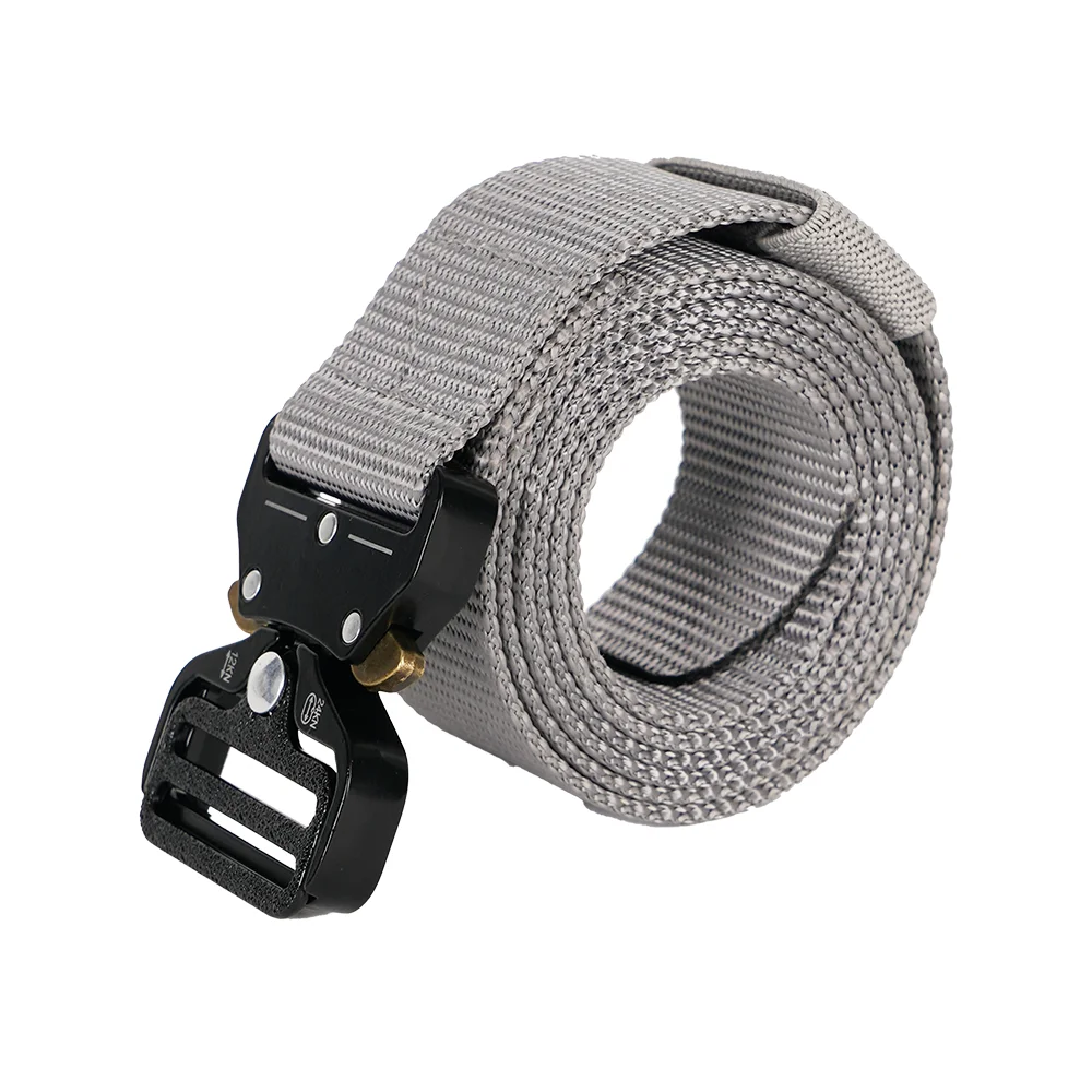 Hot Selling Hunting  Combat  Belt  With Quick Release Alloy Buckle Nylon Tactical Belt