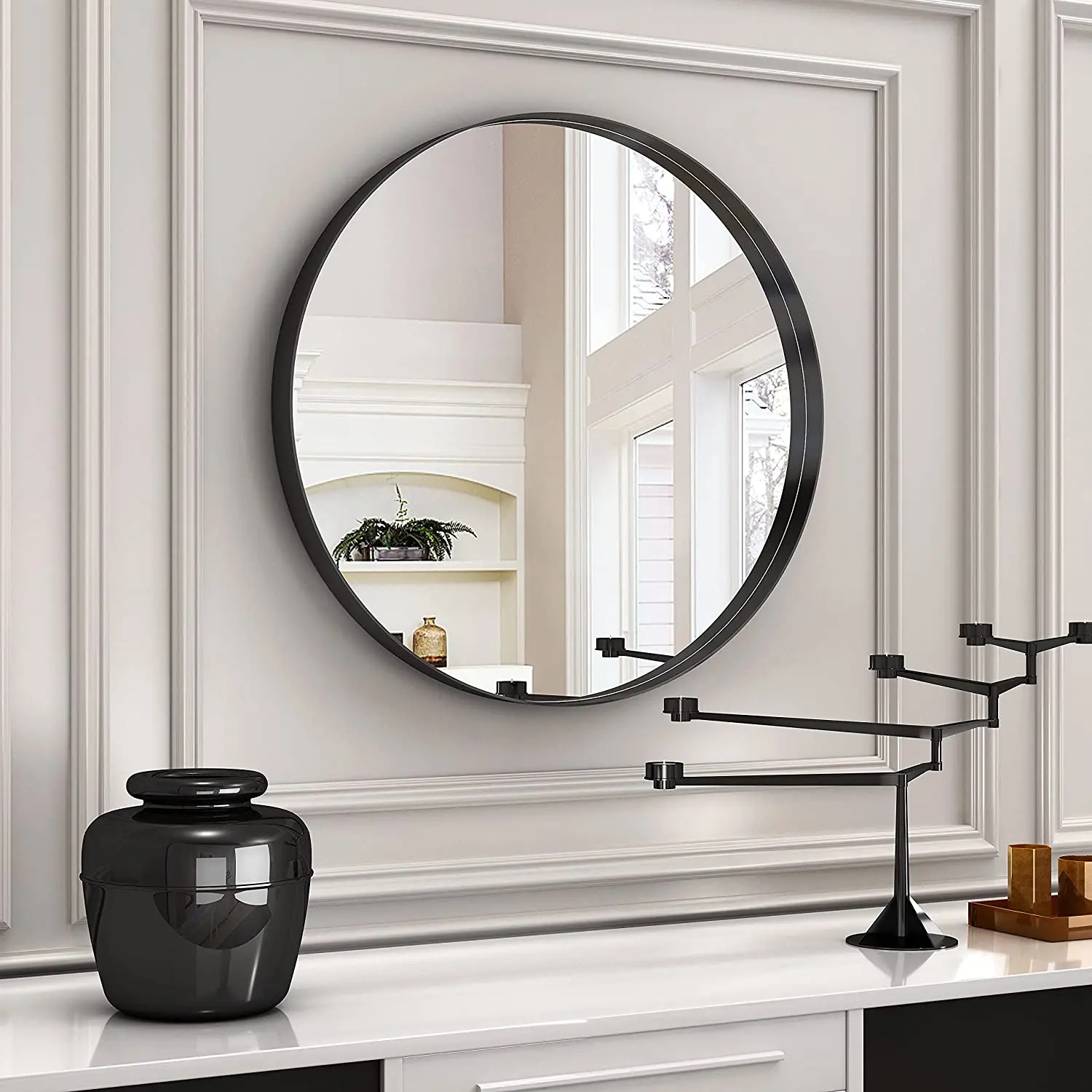 Bathroom Cabinet Mirror Round Wall Mirror With Shelf Mirror Hanging Wall Wash Face