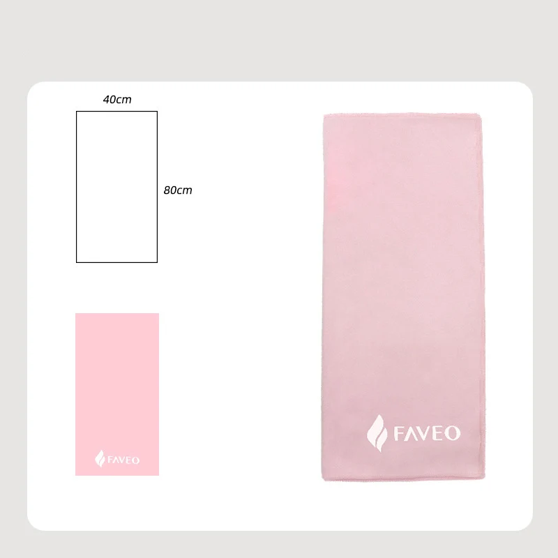 Custom Microfiber Double Sided Fleecy Quick Drying Sports Towel Logo Yoga Fitness Swimming Wipe Sweat Beach Bath Towel