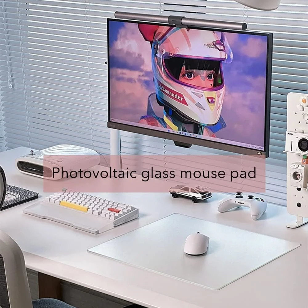 Wholesale Custom Printing Pattern Tempered Photovoltaic Glass Mouse Pad Quick Movement For Games Using