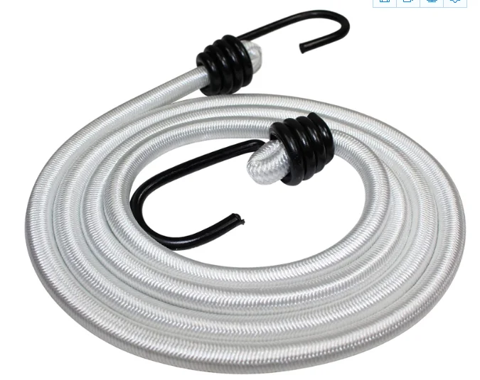 8mm-12mm adjustable elastic bungee cord hooks for Outdoor