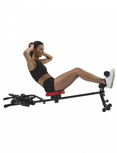 Rowing Machine for Home, Indoor Exercise Rower Machine with Digital Monitor, 12 Levels Adjustable Resistance Rower Gyms Fitness