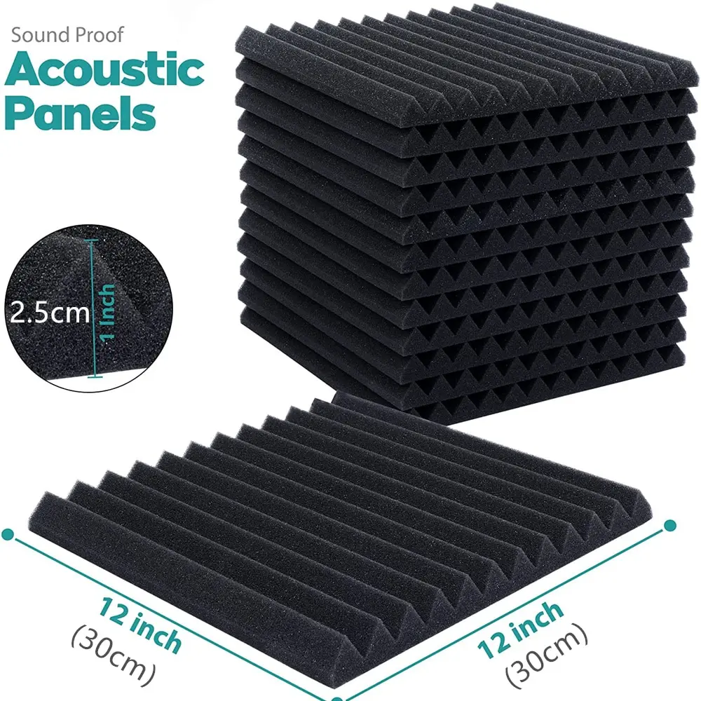 Factory Price Music Studio Soundproof Room Polyurethane Acoustic Foam Panels Bass Trap Shape 3D Model Graphic Design KTV
