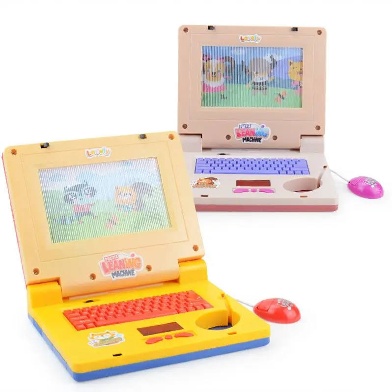 Mini Educational Machine Toy for Kids OEM Model Laptop with Keyboard for Reading and Musical Learning