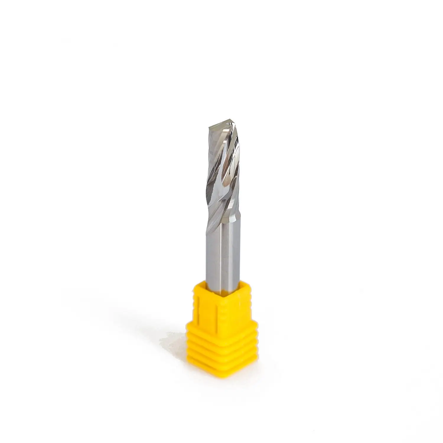 Carbide 1 Flute Spiral Router Bit Single Flute End Mill For Acrylic Aluminum PVC CNC 3.175mm 4mm 6mm Single Edge Cutter