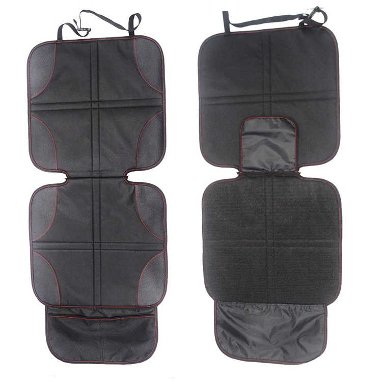 Four Seasons Universal Car Seat Cover Full Set PU Leather Non-Slip Mat Luxury Car Seat Protector Cover Net Pocket Storage Bag