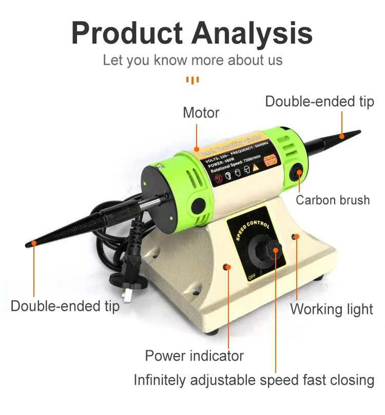 Hajet goldsmith machine jewelry polishing bench versatility lathe machine for jewelry tools