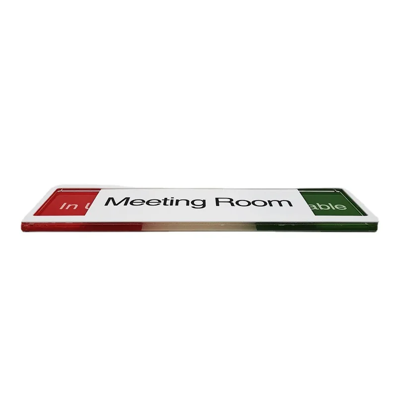 Acrylic sign board meeting room can slide switch sign office company department house number
