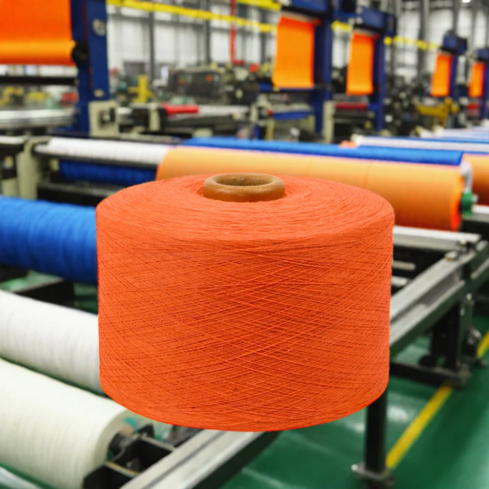 Directly Factory Sale High Bulk Blended Yarn Recyle Cotton Blend Yarn For Knitting
