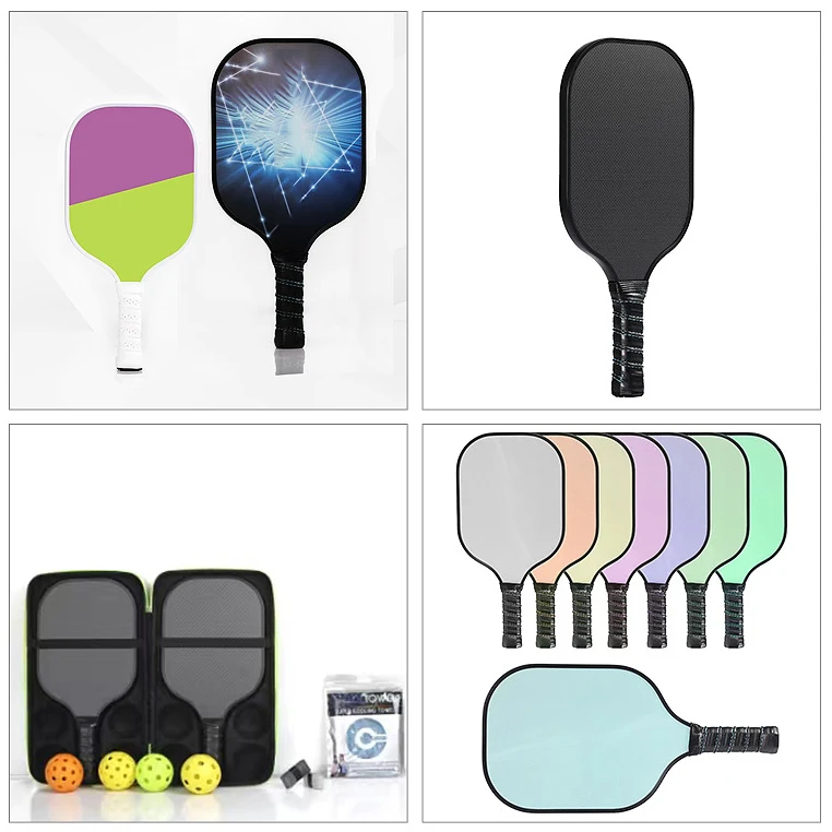2023 New Arrival Usapa Approved Glass Carbon Fiber Graphite Composite Custom Logo Pickleball Paddle