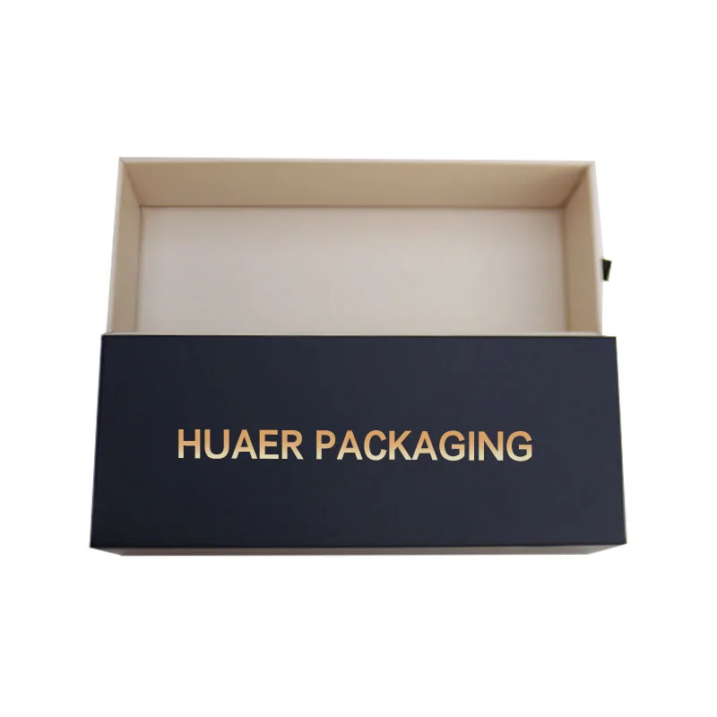 Eco Friendly Luxury Small Paper Cardboard Sliding Designs Gift Box Safe Type Jewelry Packaging Drawer Box