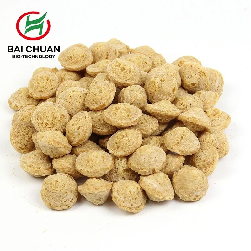 Food Additive Vegetable texuted Protein  Organic Tvp cheap high quality Non-gmo Halal MUI 65% high protein