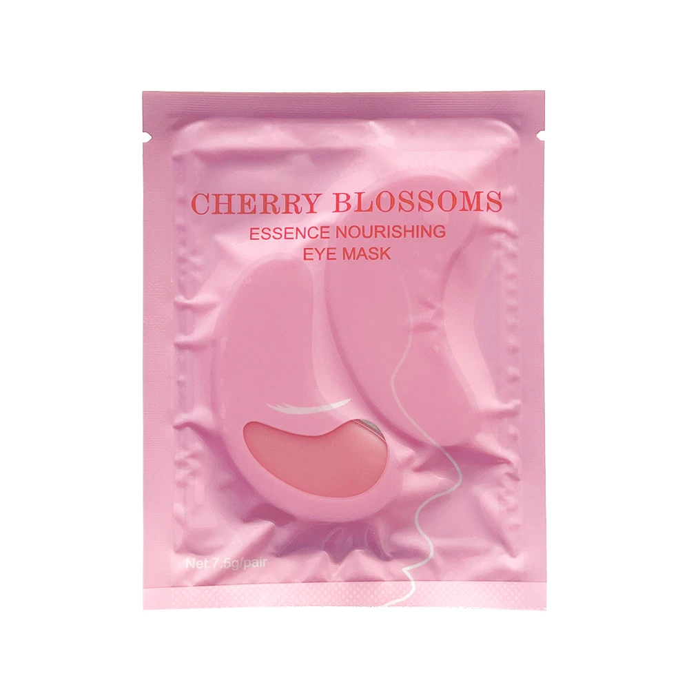 OEM private logo 24k gold crystal collagen eyes mask gel patch for under eye wrinkles dark circle removal mask