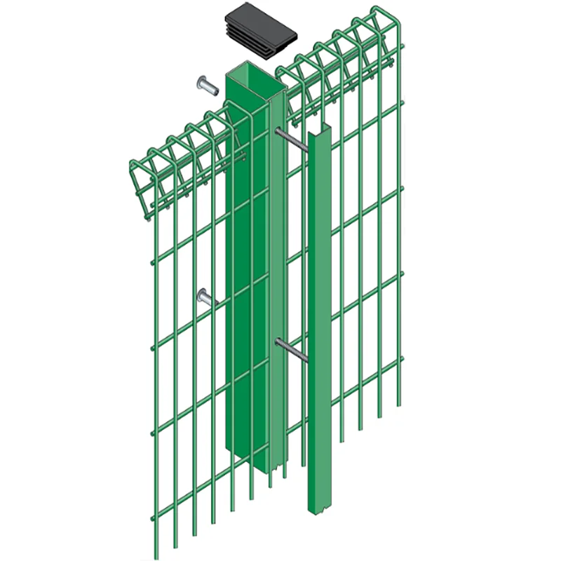 YC Customized metal garden fence safe welded wire fence high quality iron garden wall fence