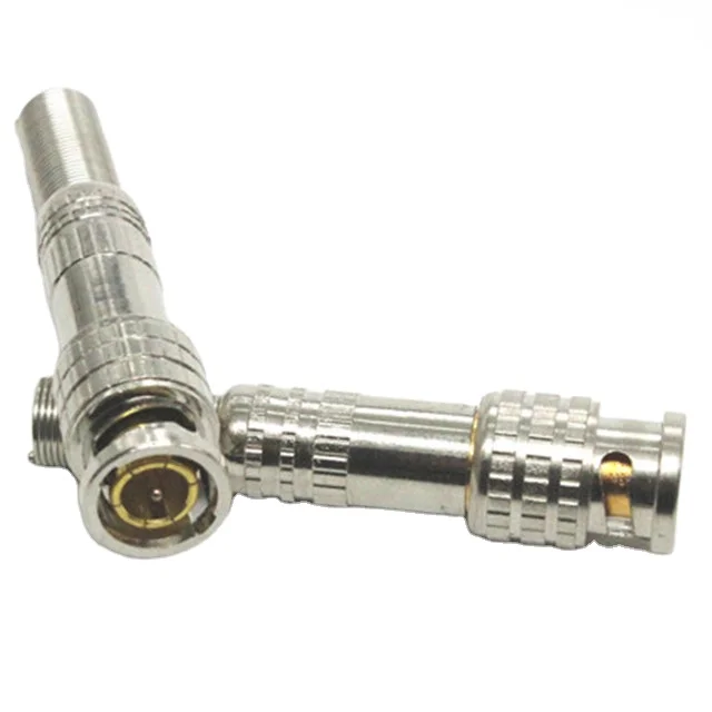 BNC Connectors BNC Male Coaxial Cable Connectors RG58 RG59 RG6 Screw Coaxial adapter Connector for CCTV Home Security Surveilla