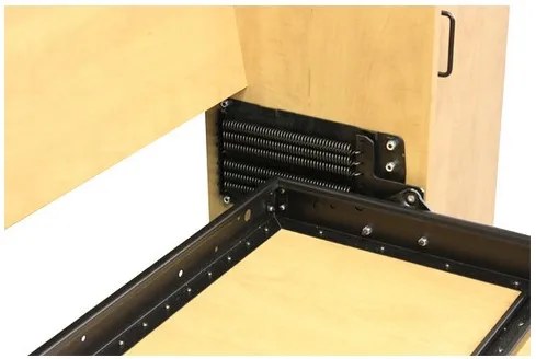Fold down Murphy hidden wall beds spring mechanism hardware kit leg tube with closet or cabinet