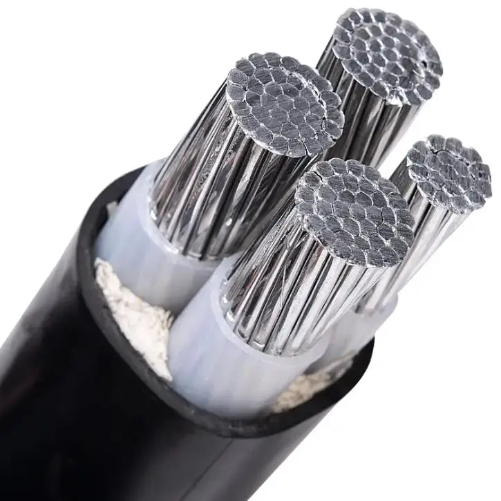 AR2V 4-Core XLPE Insulated PVC Halogen-Free Aluminum Power Cable Single Low Voltage Copper Conductor Construction Applications