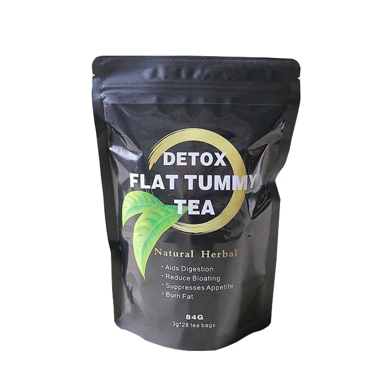 New Arrival Detox Tea Custom Logo Weight Loss Tea Best Private Label 28 Day Detox Flat Tummy Keep Fit Cleanse Slim Green Tea