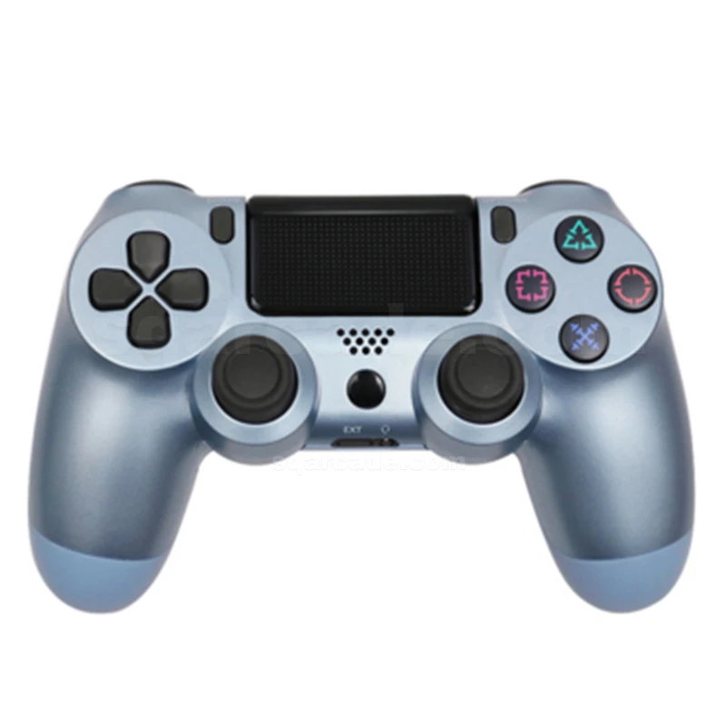 With Logo gamepad ps 4 game controller for ps 4 wireless remote control joystick 62 colors pc dual motor vibration controller
