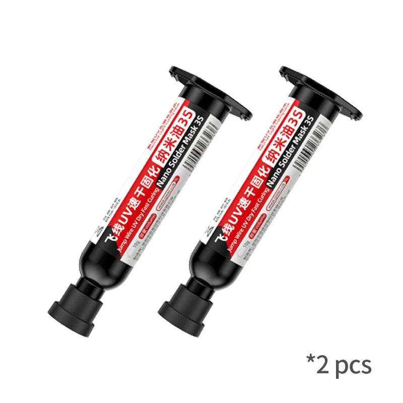 Qianli Mega-idea Jump Wire UV Dry Fast Curing Nano Solder Mask 3S for Phone Welding Maintenance Oil Soldering Paste Flux Inks