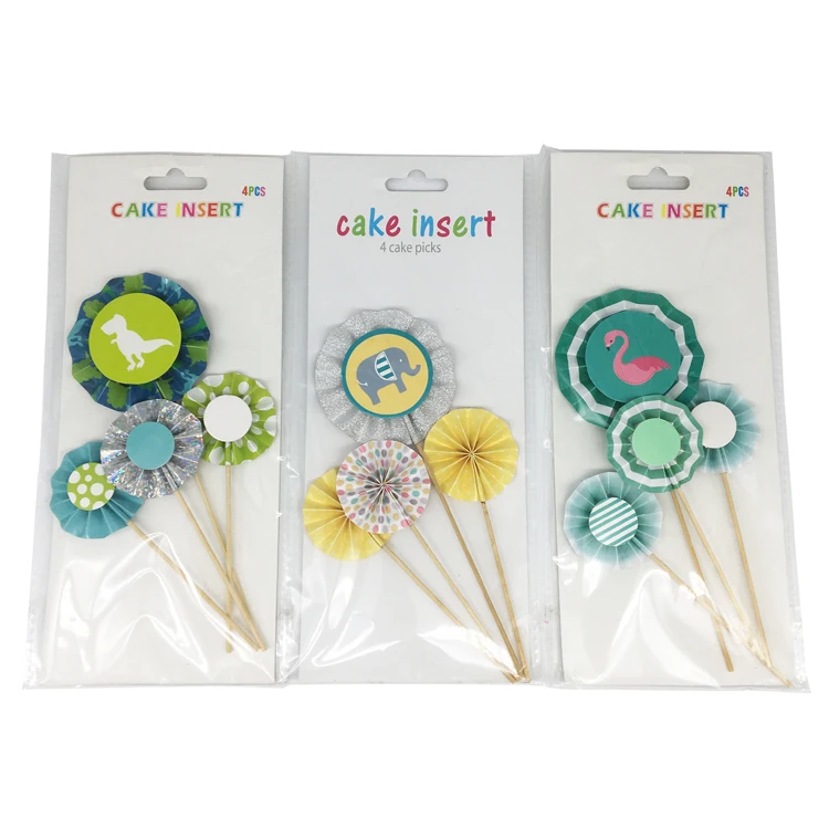 Cocktail Decoration Flag Wooden Toothpick Flag, Cake Inserts