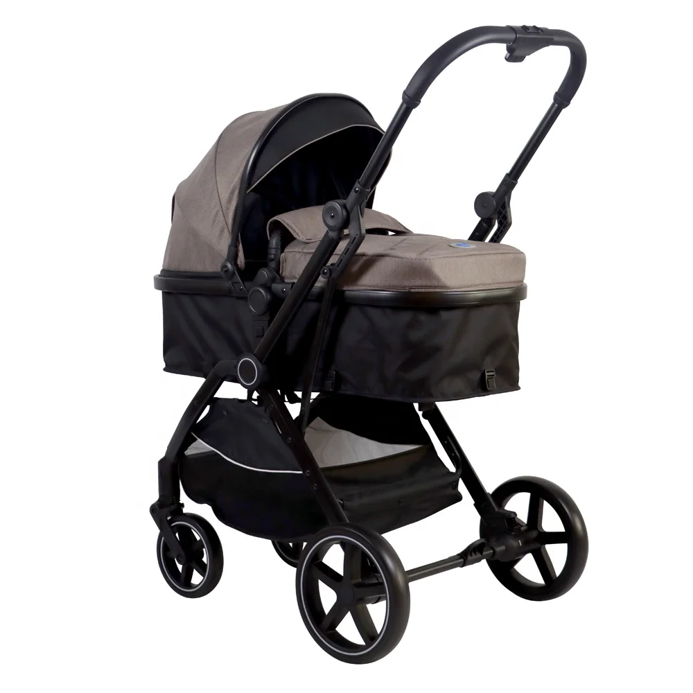3 in 1 Travel System Baby Stroller KB-618 with I-size Car Seat Strong Suspension and Fold-able Seat and Convertible Seat