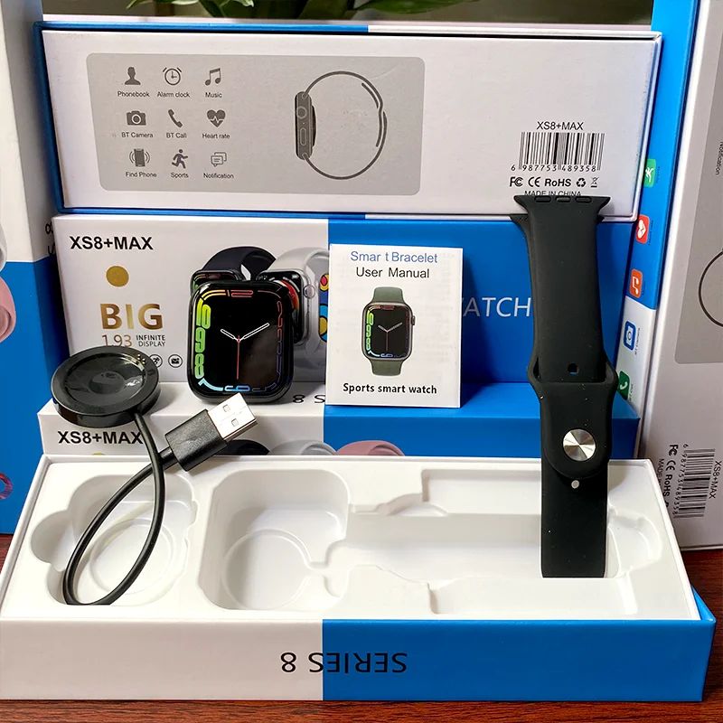 Новое поступление модные мужские Смарт-часы серии 8 XS8 + MAX