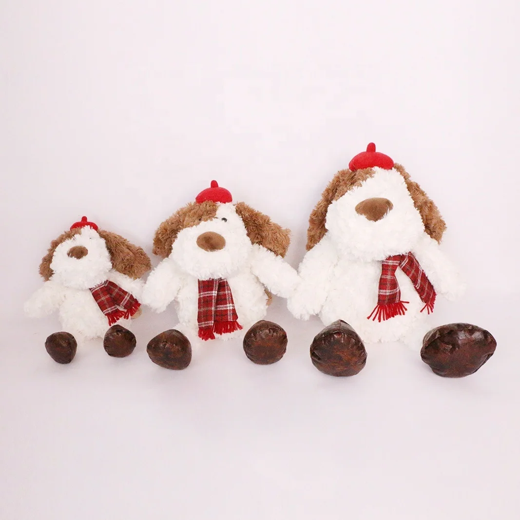BSCI/CE/SEDEX certification Custom plush puppy toy baby gift can be customized LOGO size color stuffed dog toys  plush toys