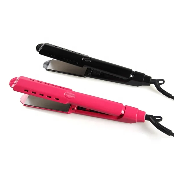 
Ulta 2019 hot magic LED Titanium ultrasonic cold hair straightener manufacturer in china 