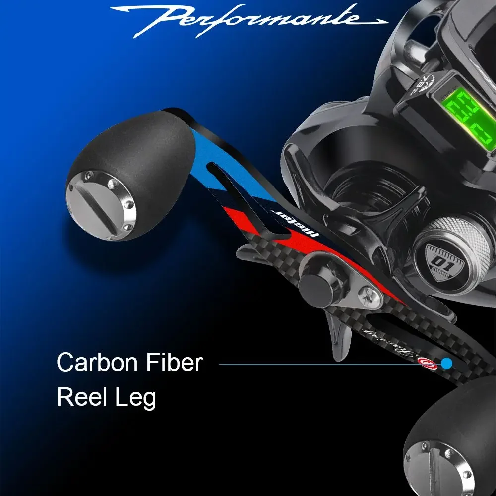 Digital LED BaitCasting 3 Working Model BaitCasting Fishing Reel Record The number of Outgoing Meters Fishing Electric Reel