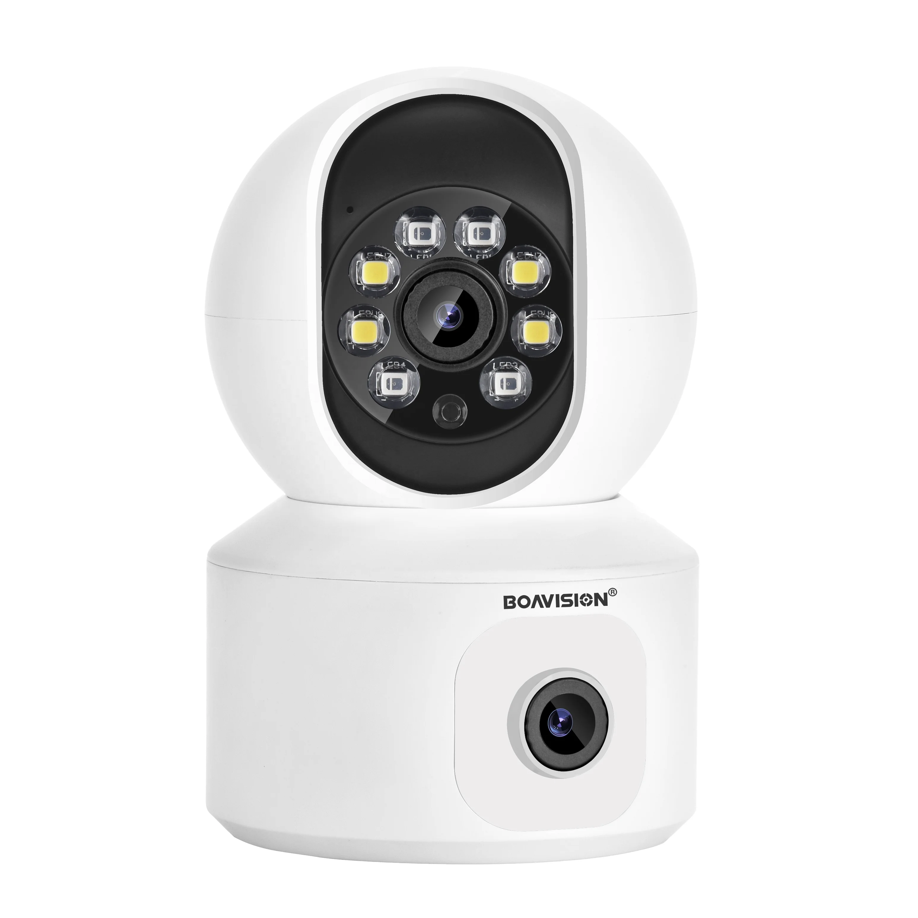Full Color 4MP Double Lens Double screens Night Vision P2P Icsee Wifi CCTV PTZ Camera