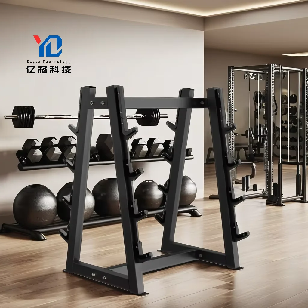 YG FITNESS YG-1055 factory wholesale barbell rack barbell bar rack barbell storage rack for exercise muscle