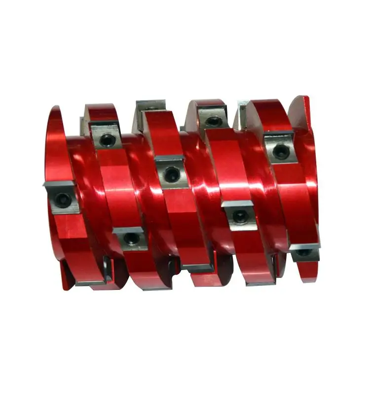 Planer Replacement Helical Cutter Head Wood Shaper Moulder Spindle Spiral Cutter