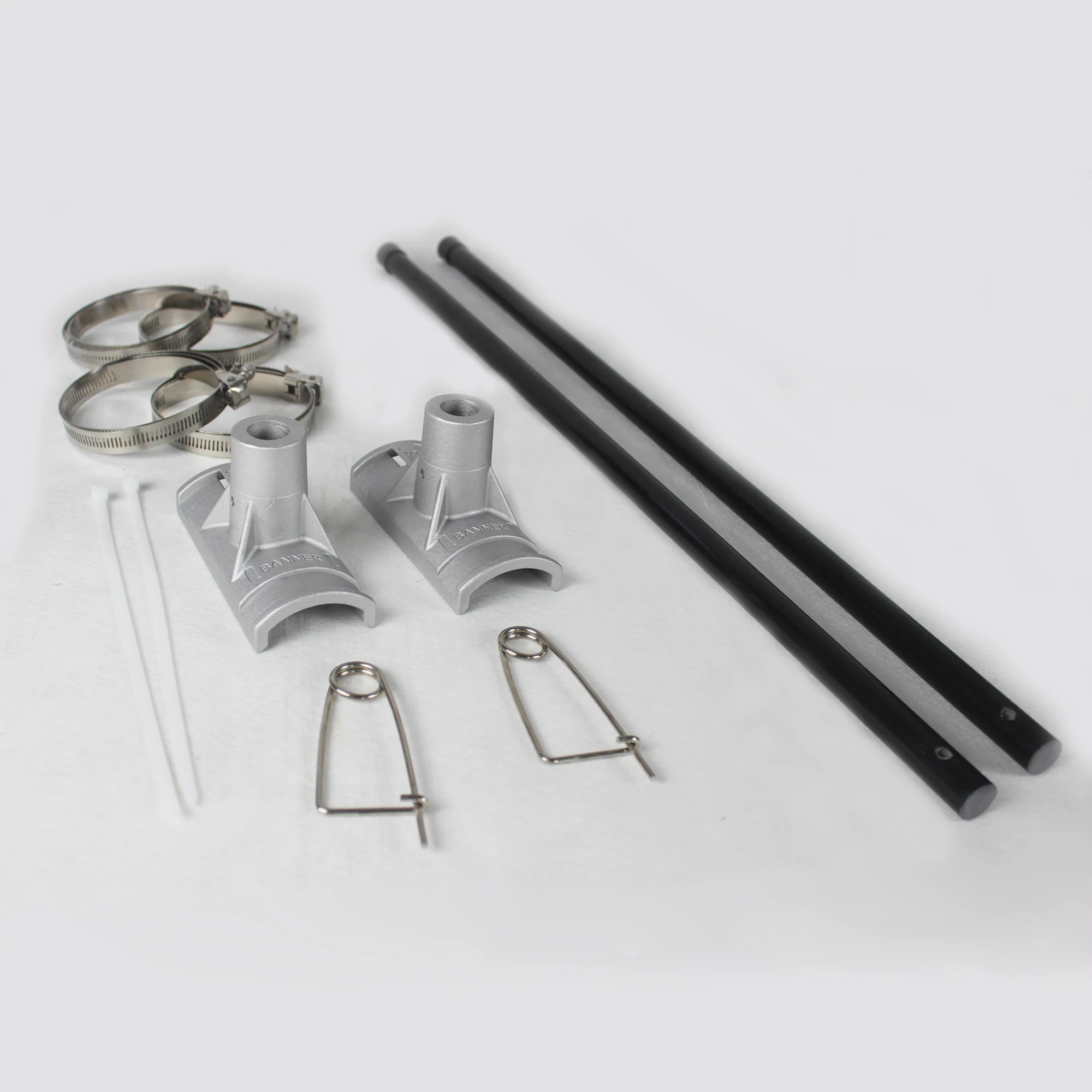 Aluminum street light pole accessory