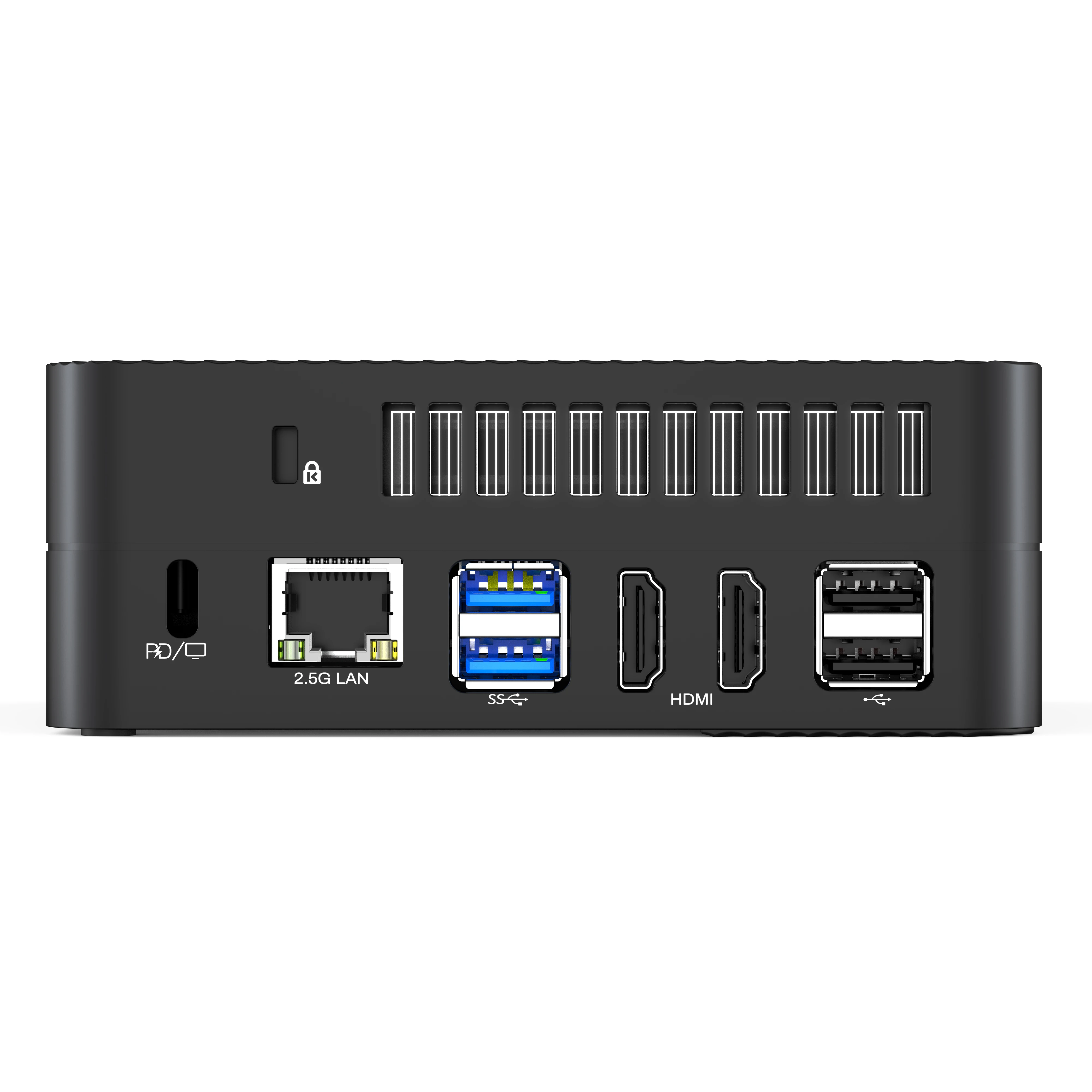 MINISFORUM Gaming Mini PC UM560 AMD Ryzen 5 RJ45 SATA HDD 6 Cores 16GB RAM Windows 11 DDR4 32GB Computador Gamer