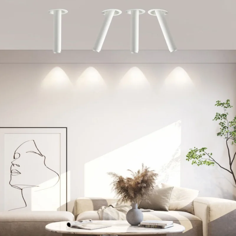 Wholesale manufacturer Scalable COB Spotlight Long tube LED downlight embedded surface mounted ceiling downlight