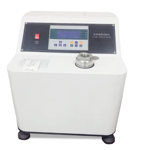 Microcomputer Leather Chipping Testing Machine Leather-Cracking Resistance Tester
