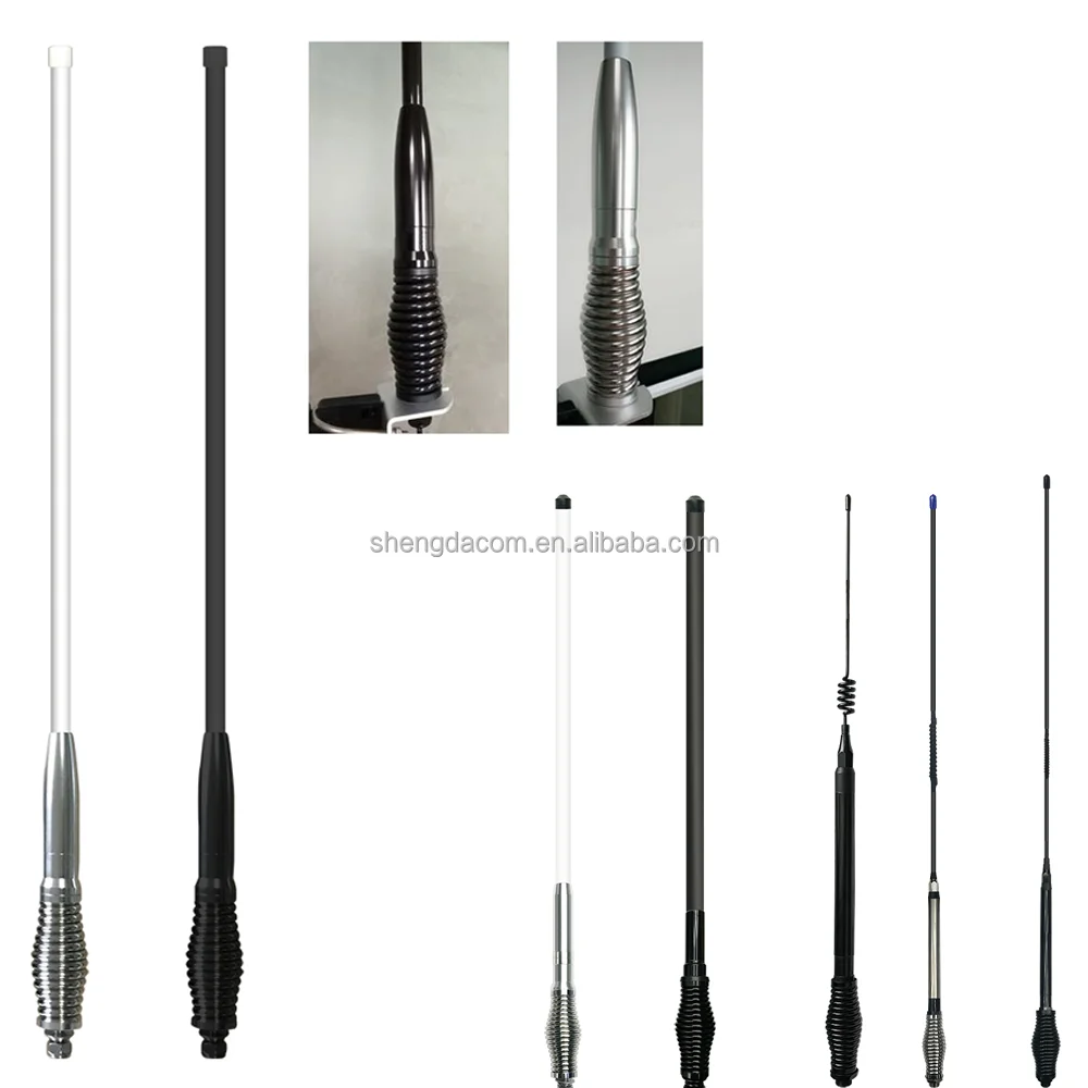 VHF/UHF/477Mhz /VU dual band/4G/5G car antenna  ham radio antenna Off road mobile antenna with  RG58 cable PL259