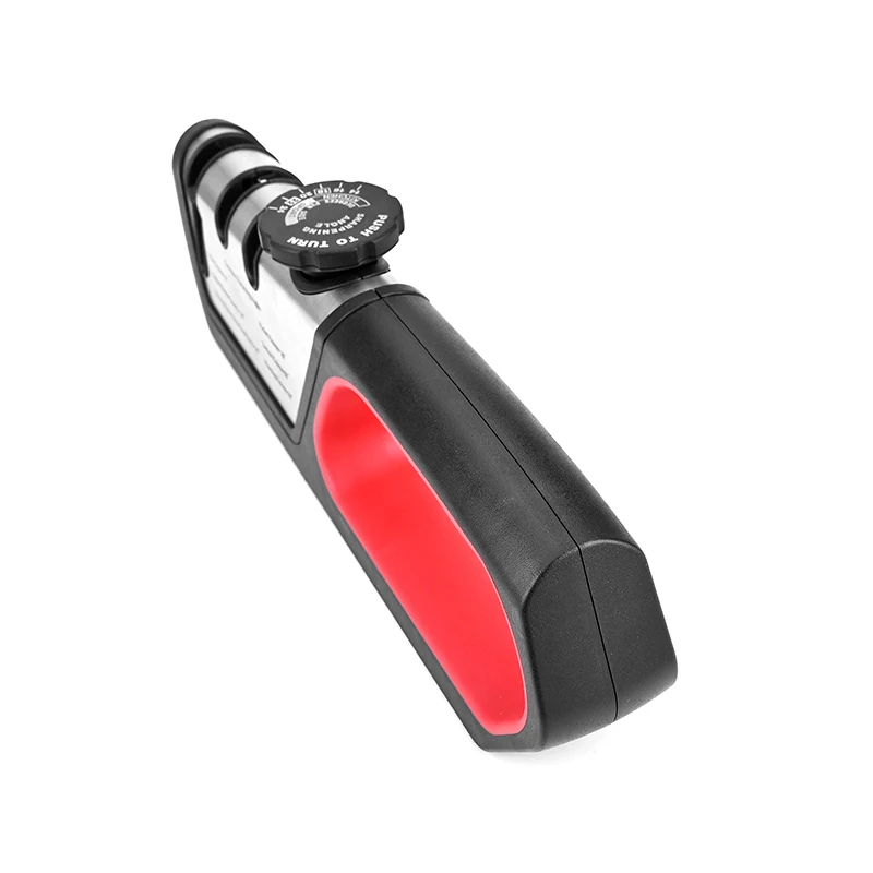 Kitchen Accessories 4 Stages multi task wolfram steel knife Ceramic Stone Sharpener with handle