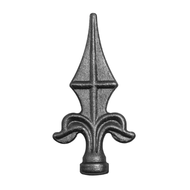 China foundry supply customized wrought iron cast aluminum spear heads