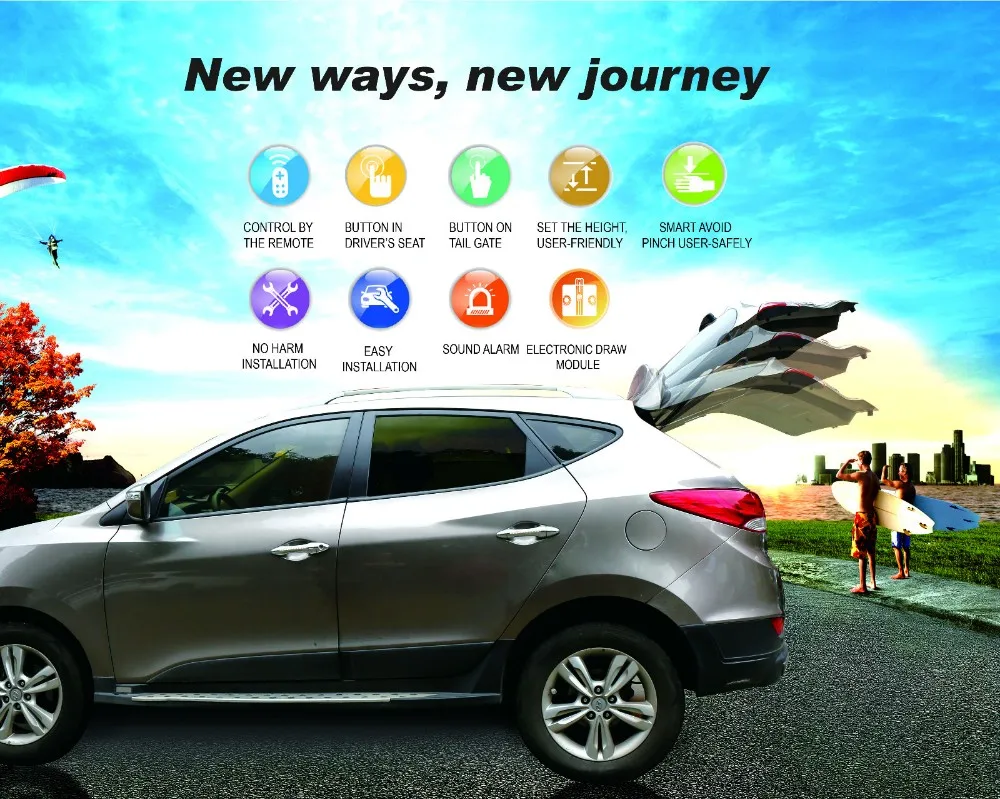 High Quality Tailgate Handle aftermarket power lift gate Trunk Opener Tailgate Car Electric Tail Gate Lift for LEXUS RX 2016+