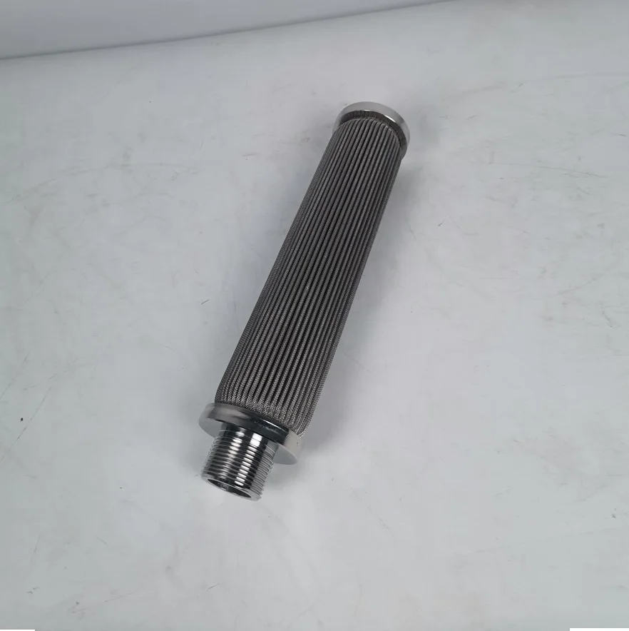 Sintered porous metal powder filter cartridges