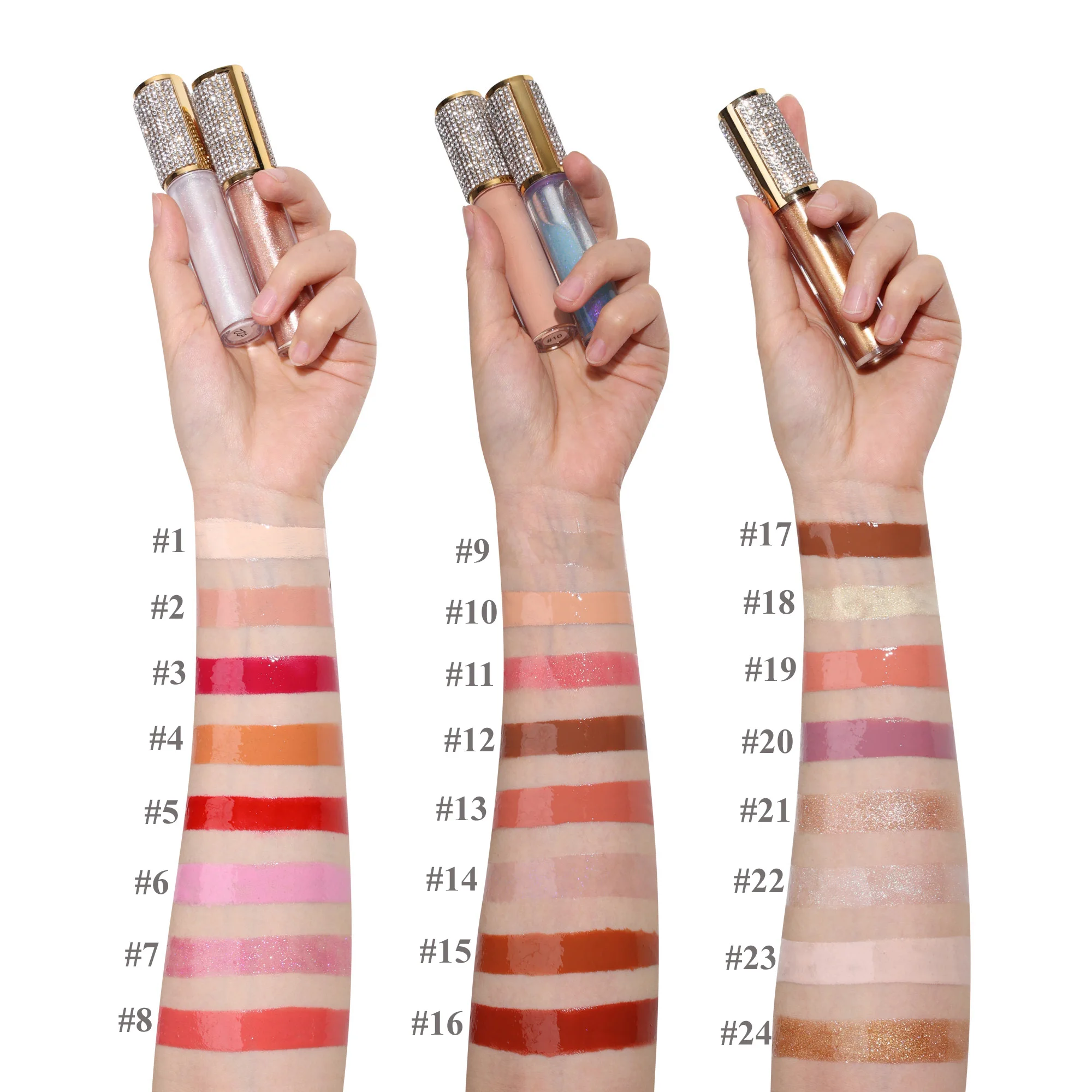 2022 High Shine Vegan Matte Lipgloss Very Glossy Manufacturer Supplies Crystal Lip Gloss