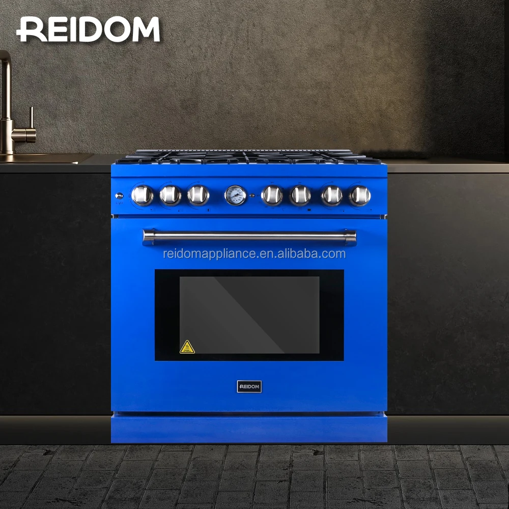 Фабрика Reidom изготовленная на заказ KZZ36GA бытовая 140л 6700 Вт 240 В кухонная плита Высокоэффективная газовые печи с 6 горелками