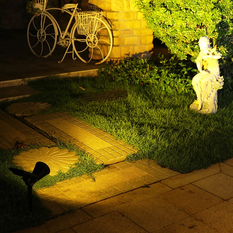 High Power Spike Pin Tree Landscape Garden Outdoor Waterproof IP44 3.7V Led Solar Spot Light