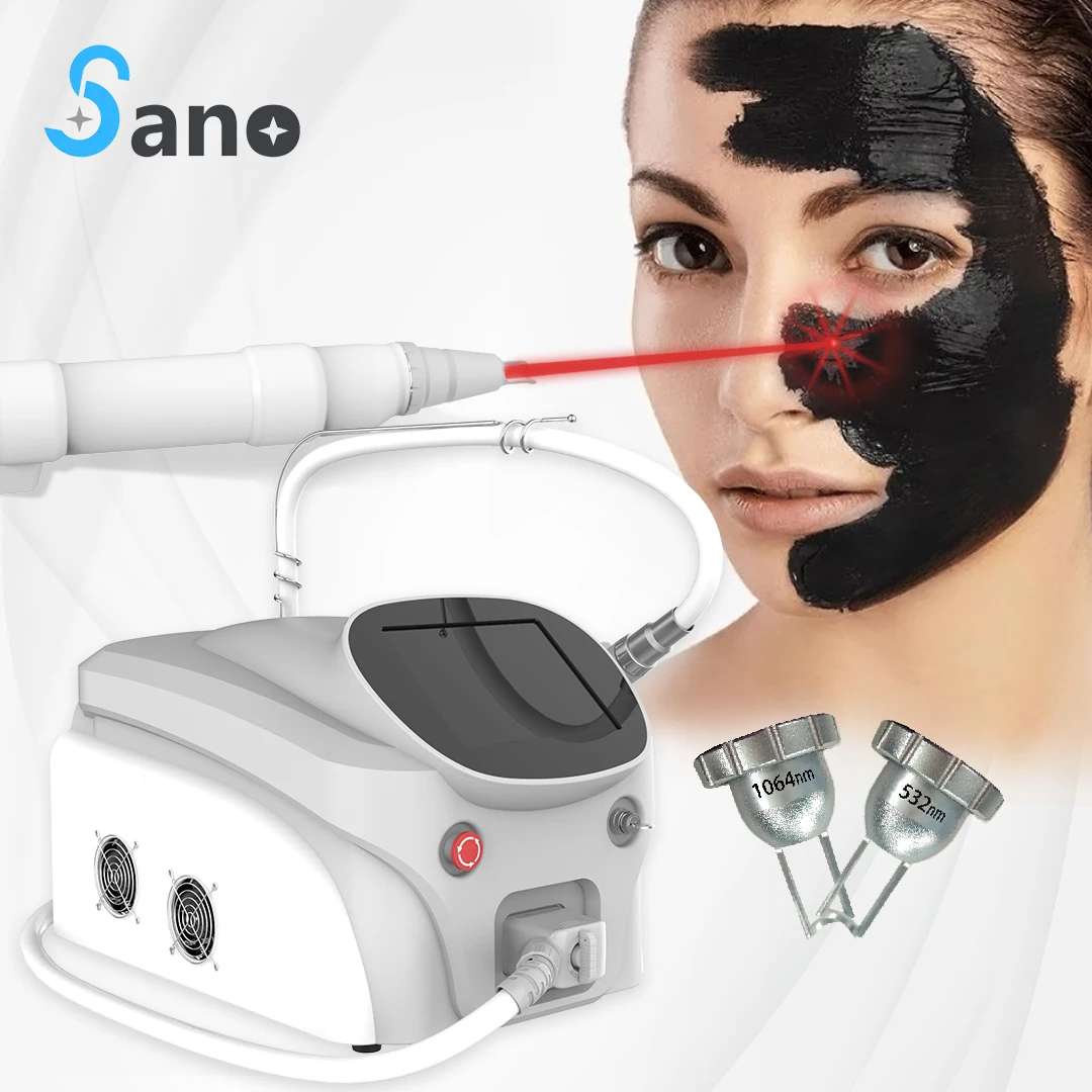 portable q switch nd yag pico laser picosecond laser carbon peel gun black doll treatment