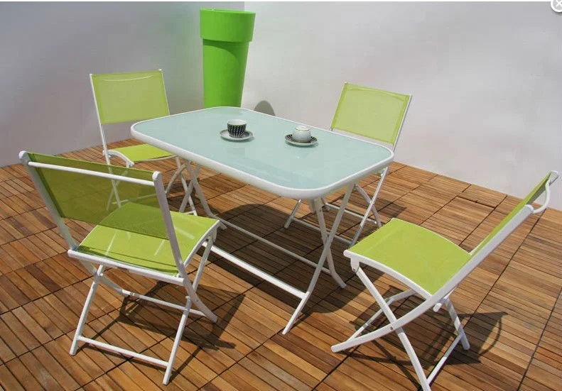 Uplion Steel Metal Garden folding table and chair