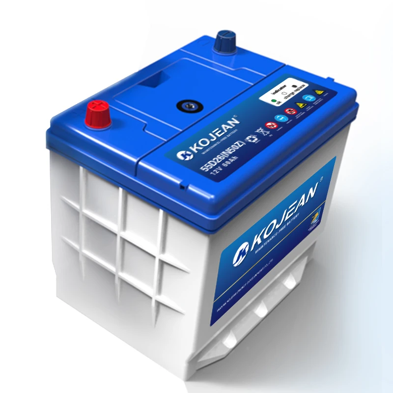 Hot Sale Automotive Battery Maintenance Free Starting Cars Rechargeable Car Batteries Wholesale 55AH