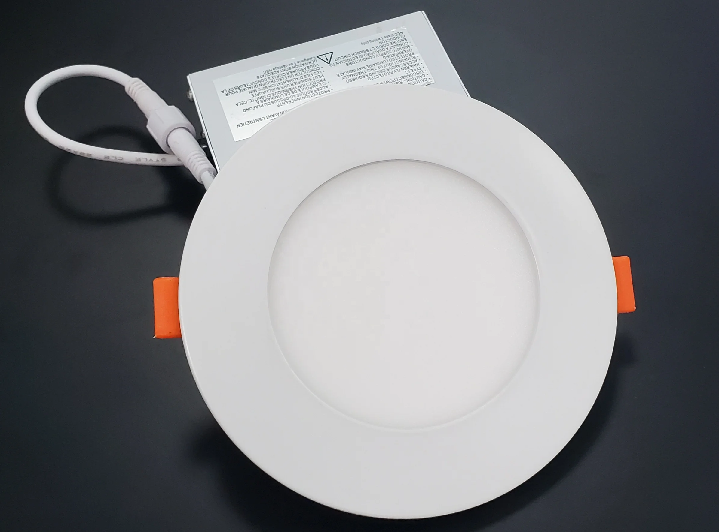 
6 inch 12W three Colors LED recessed panel light ETL using in Canada America round dimmable Recessed LED light 