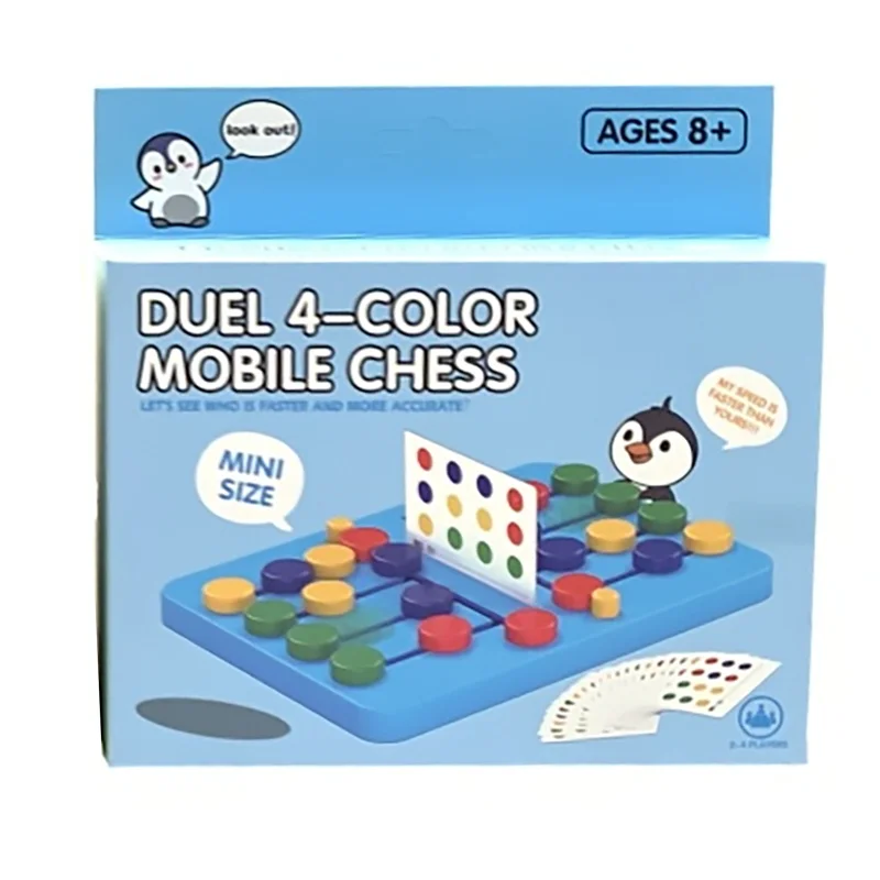 Kids Competitive Educational Game Two-player Battle Patchwork Game Right Color Match Novelty Board Game